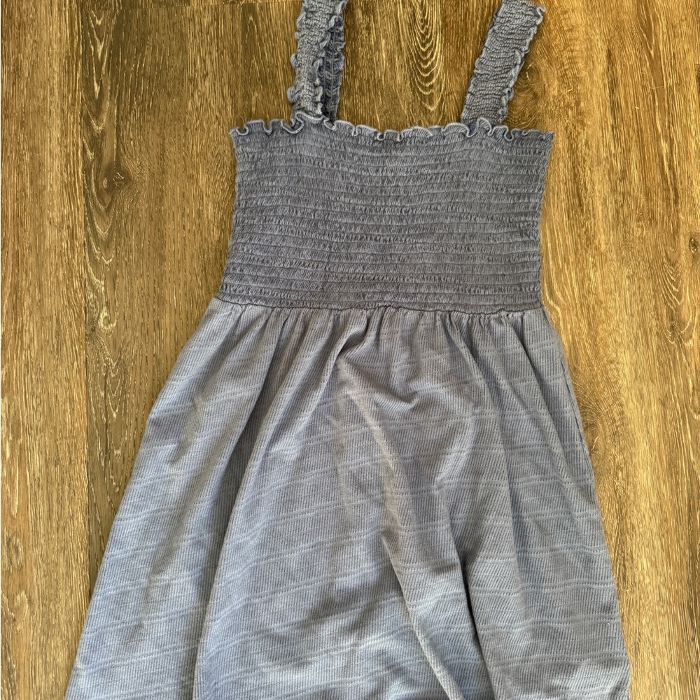 Blue Smocked Dress